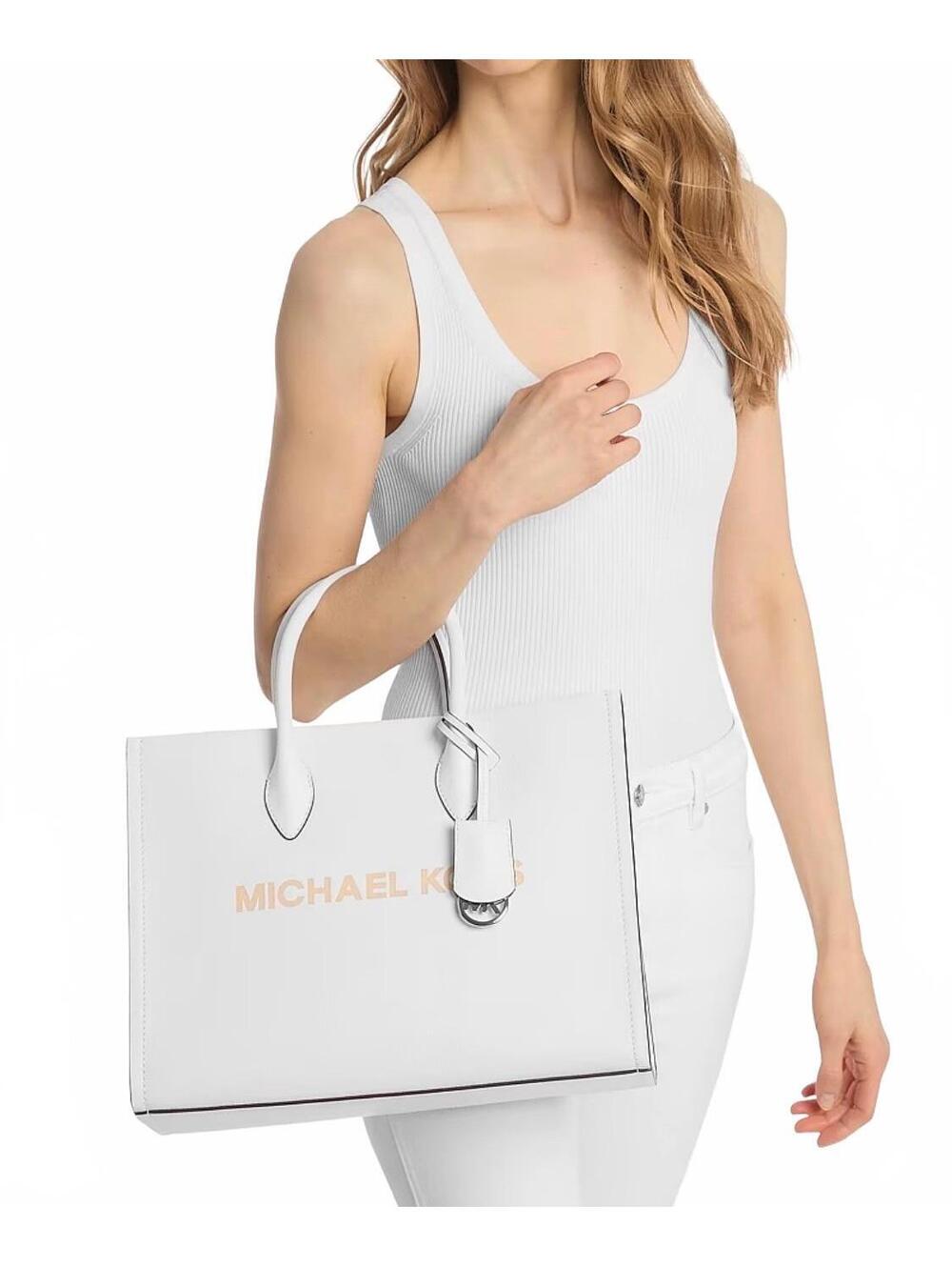 Michael Kors Mirella Pebbled Leather Medium Crossbody Tote & Wristlet